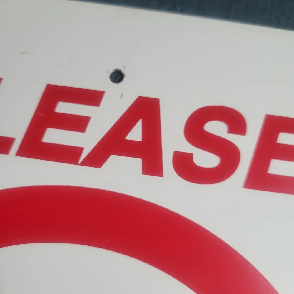 No Poop Sign 